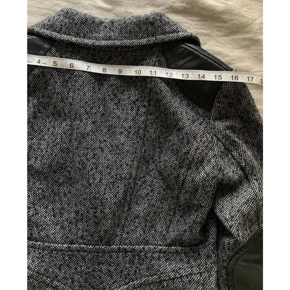 Guess Los Angeles 1981 Blazer Womens Small Leather Trim Wool Hipster Sports Coat - Picture 16 of 16